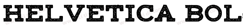 HELVETICA BOL字体转换
